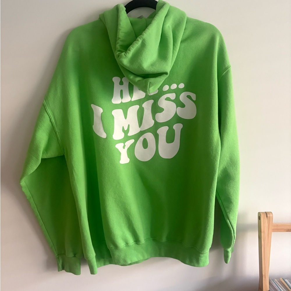 Green Graphic Hoodie